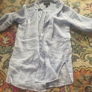 Tahari linen tunic